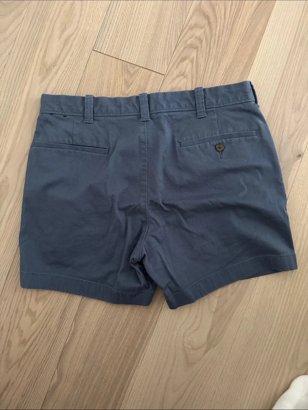J. Crew Men's Slate Blue Cotton Chino Shorts 5” inseam